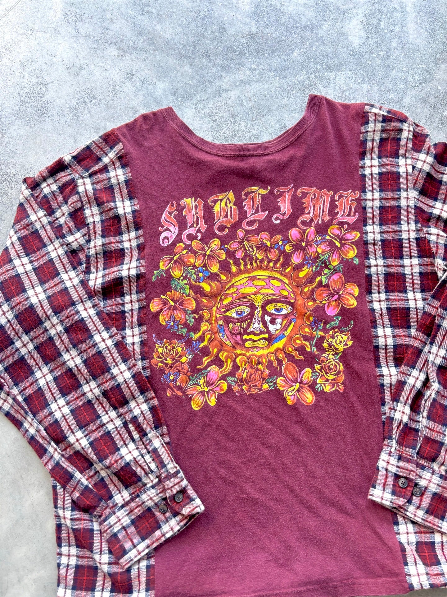 Upcycled Flannel Tee