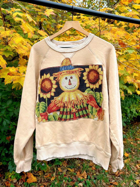 Upcycled Scarecrow Crewneck🌾