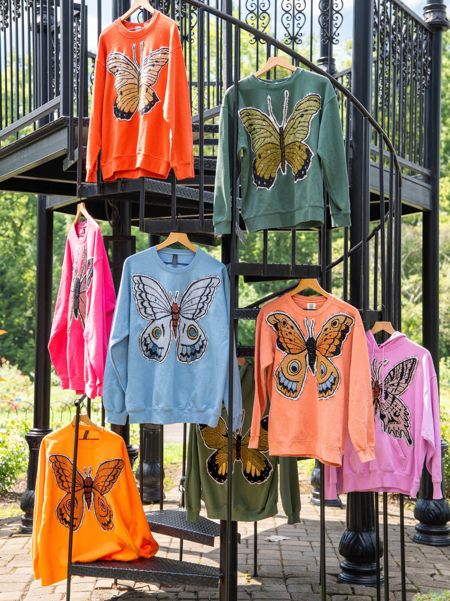 Upcycled Butterfly Sweatshirt