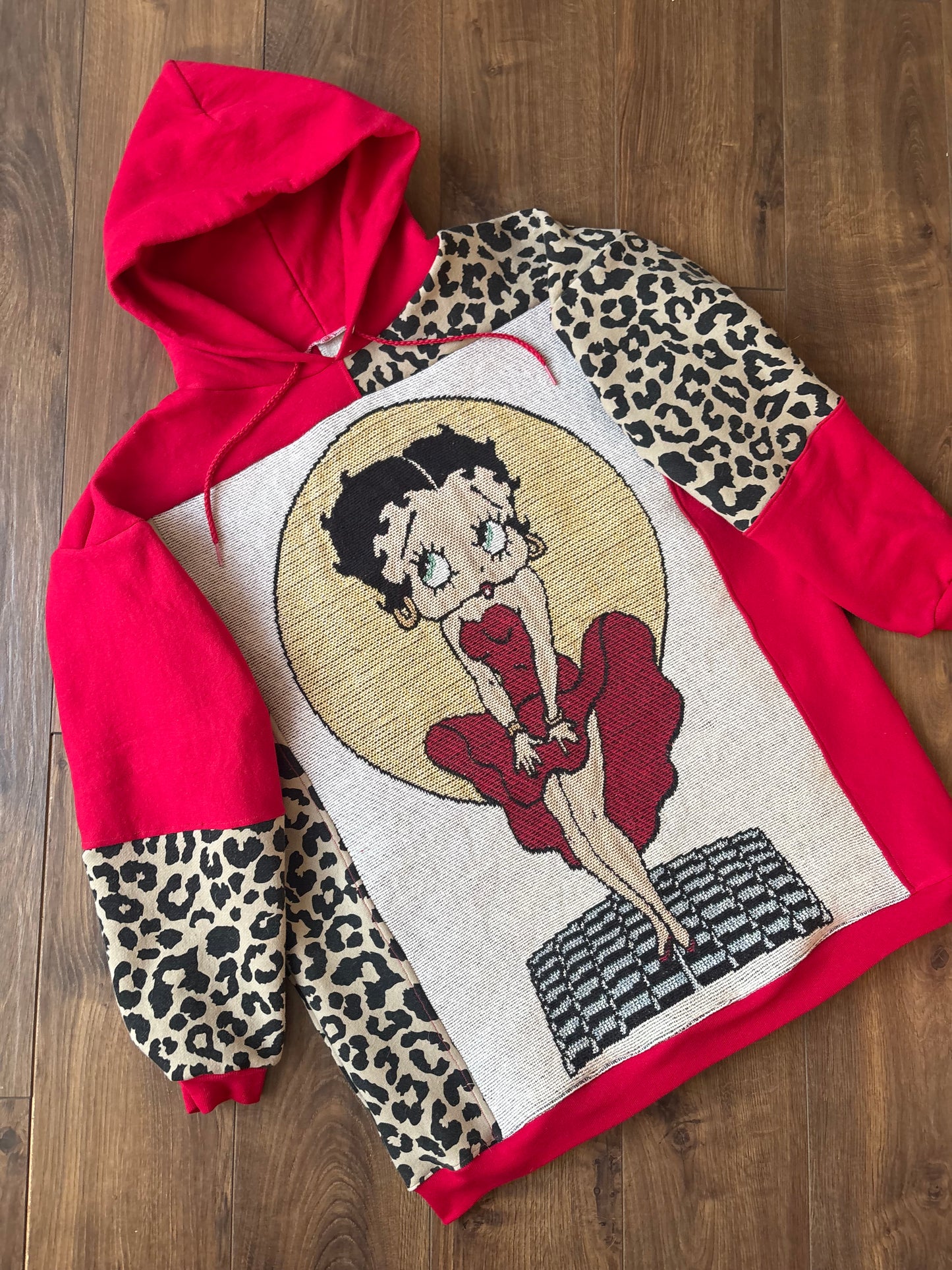 Upcycled Showgirl Betty Hoodie