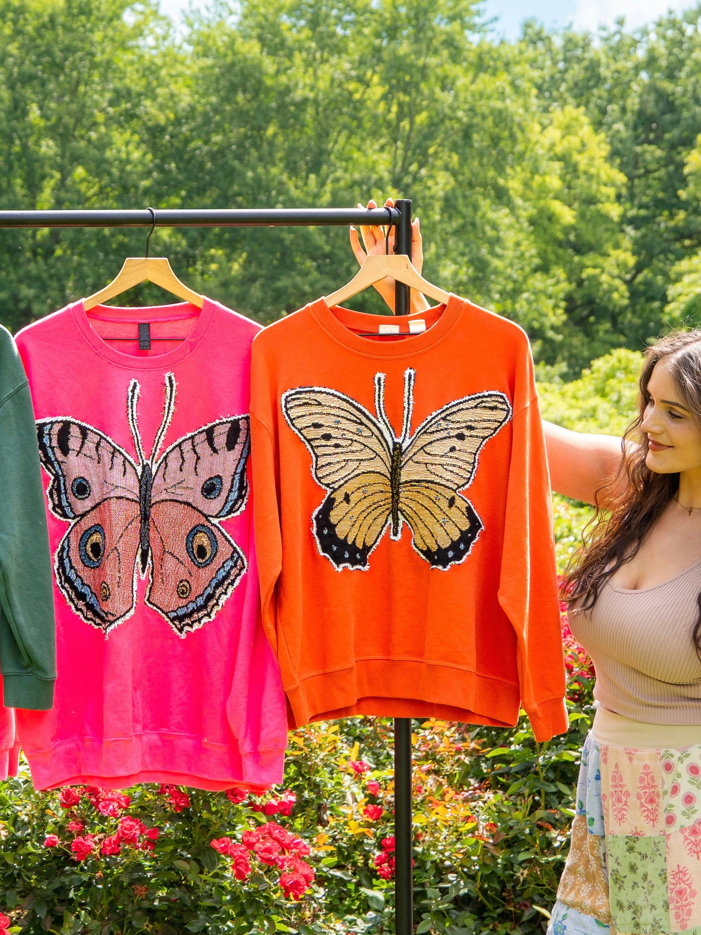 Upcycled Butterfly Sweatshirt