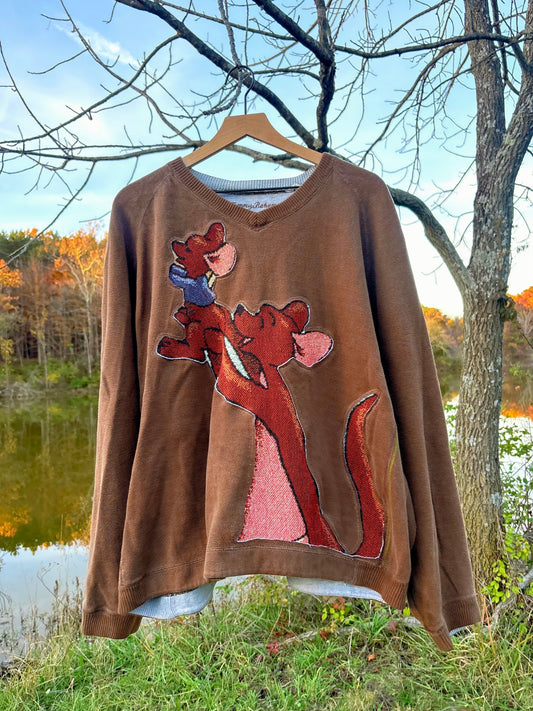 Upcycled Kanga & Roo Sweater