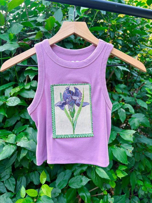 Upcycled Iris Tank 🪻