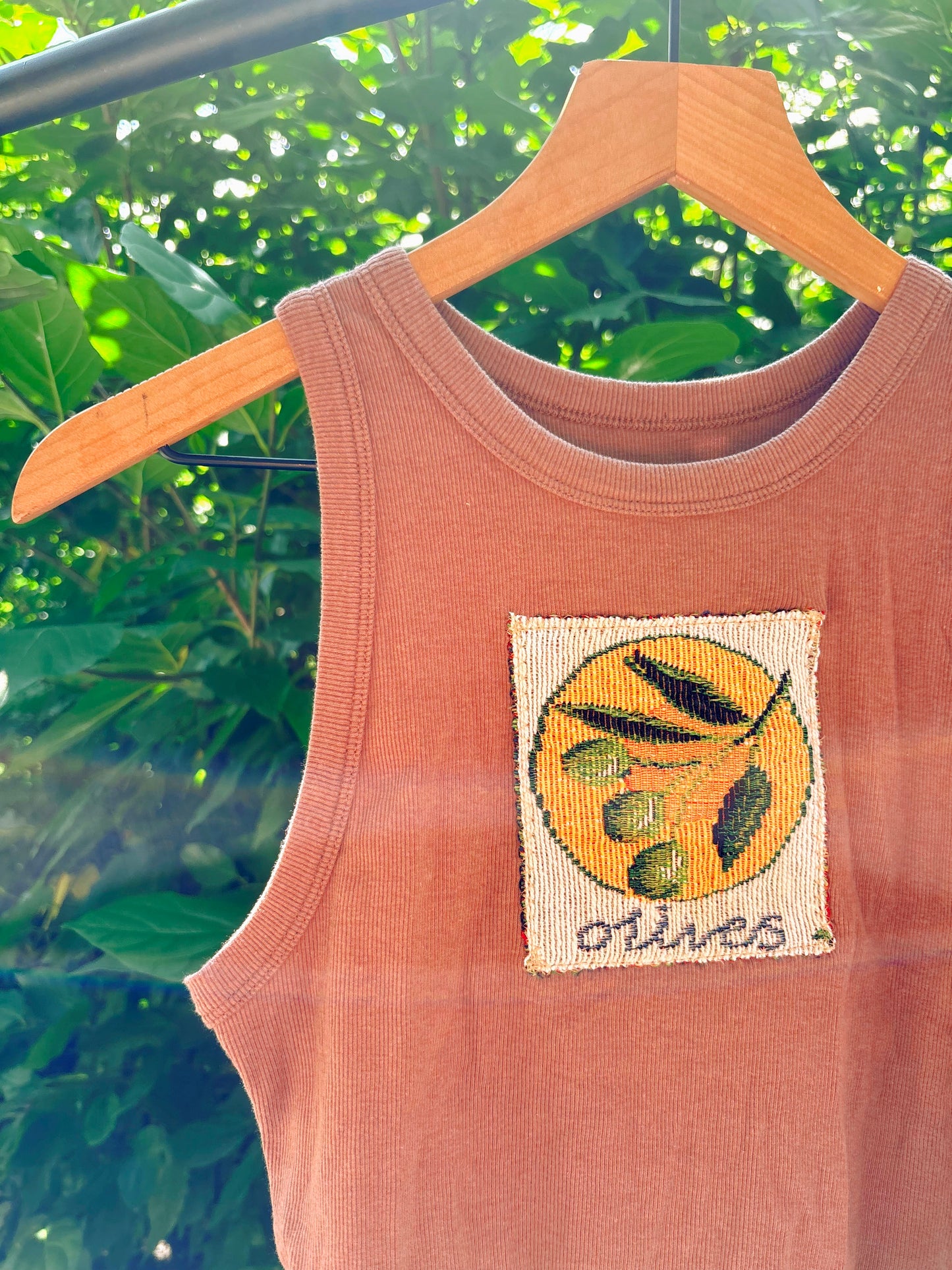 Upcycled Olives Tank🫒