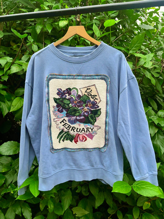 Upcycled Violet Crewneck🪻