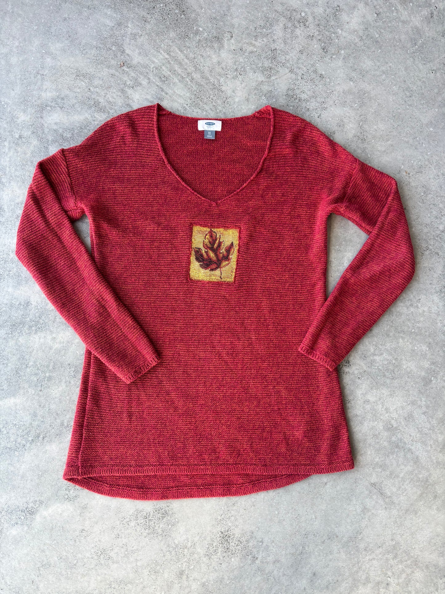 Upcycled Leaf Sweater