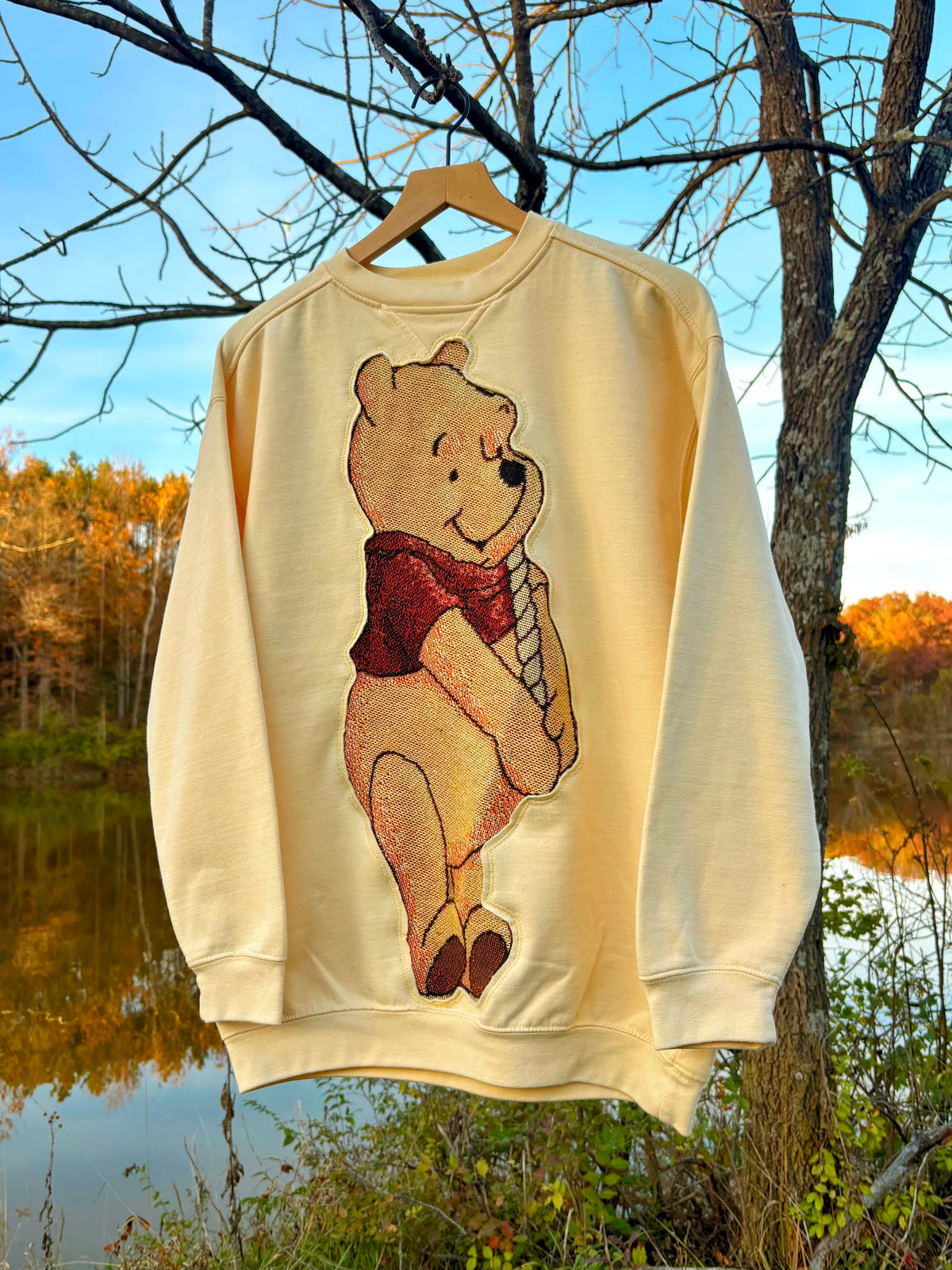 Upcycled Pooh Vintage Crewneck