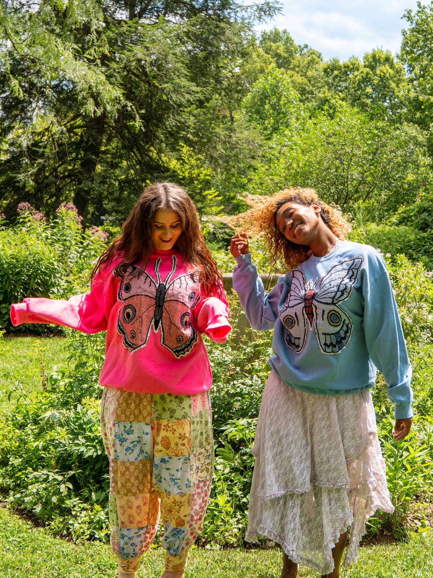 Upcycled Butterfly Sweatshirt