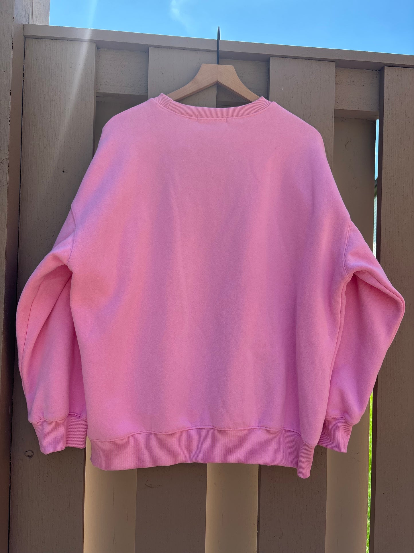 Upcycled Butterfly Cowgirl Boot Crewneck