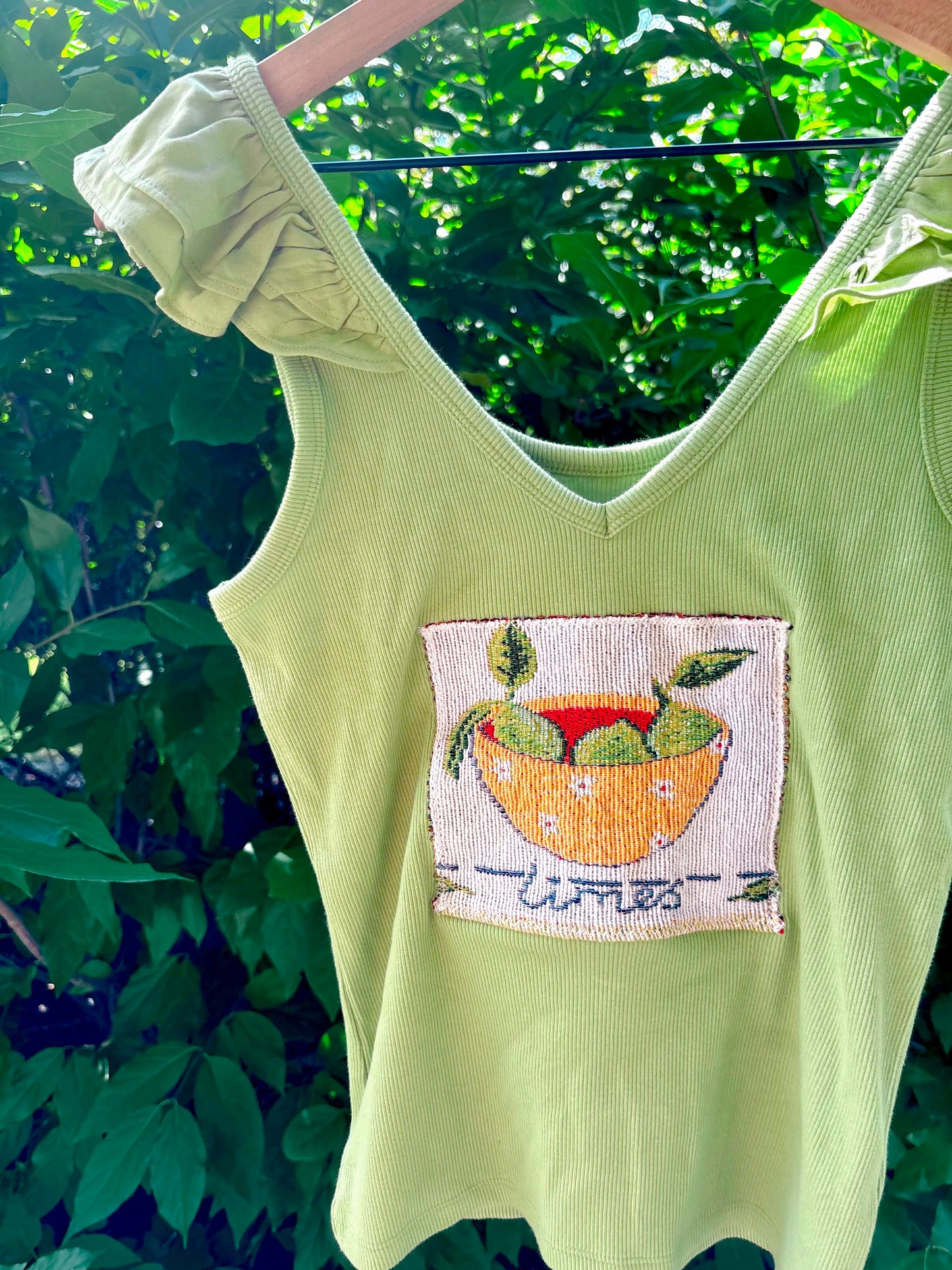 Upcycled Limes Tank🍋‍🟩