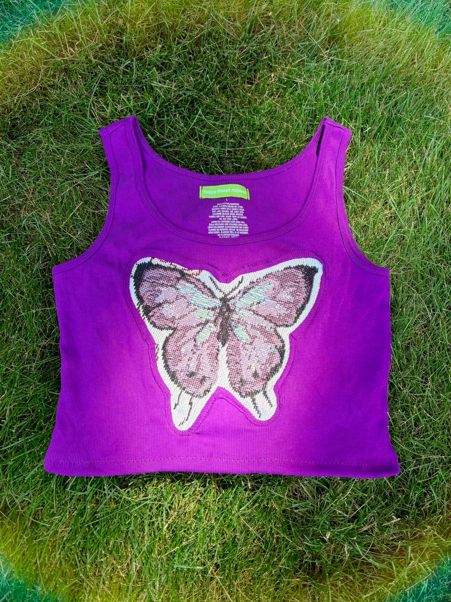 Upcycled Butterfly Tank