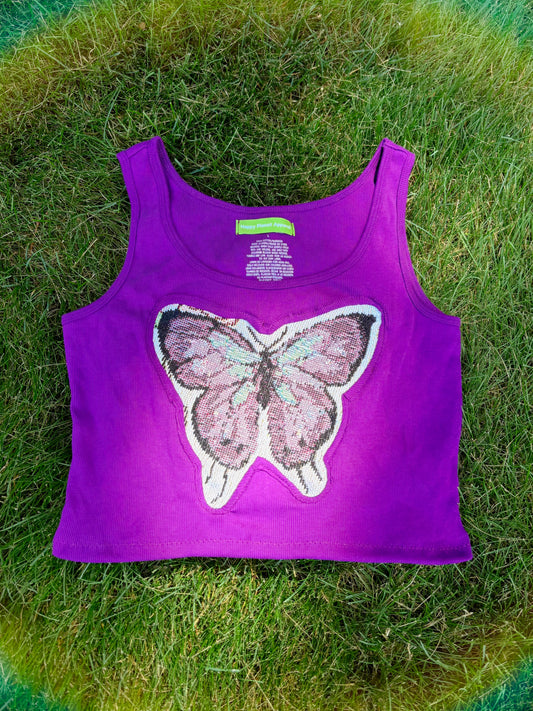Upcycled Butterfly Tank