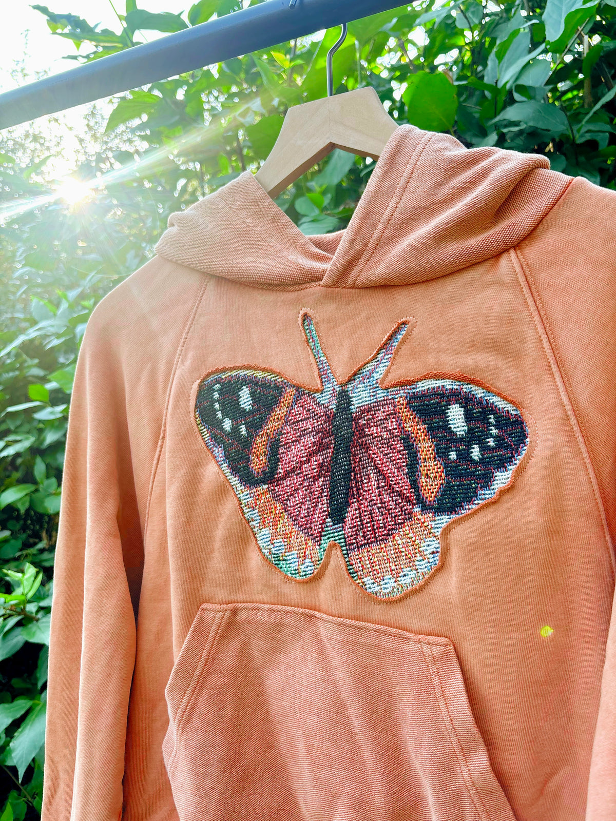 Upcycled Butterfly Sweatshirt 🪰