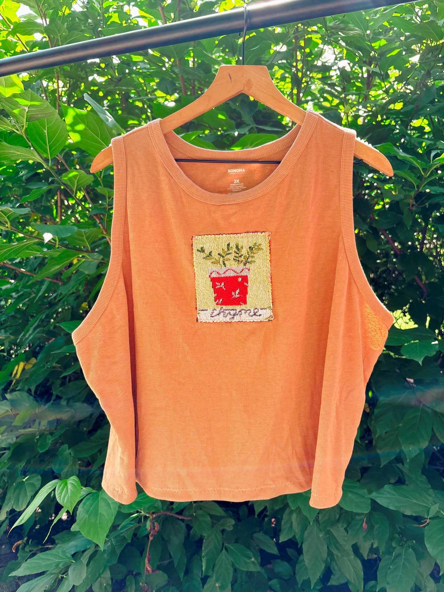 Upcycled Thyme Tank🌿