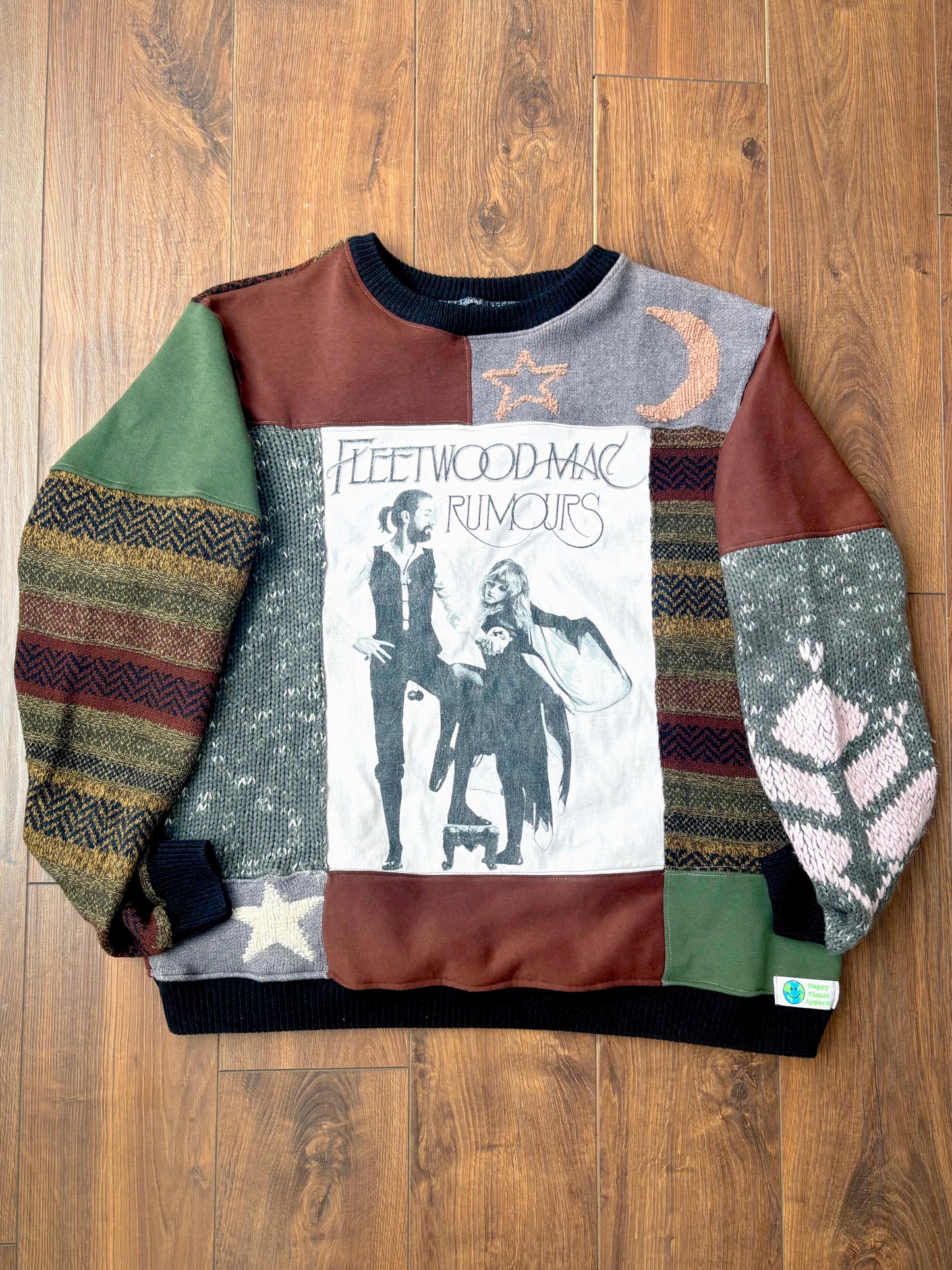 One-of-a-Kind Upcycled Fleetwood Mac Crewneck