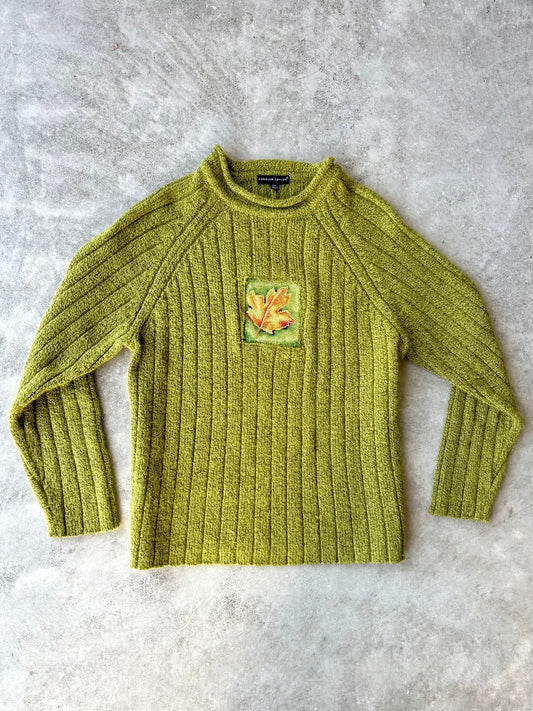 Upcycled Leaf Sweater