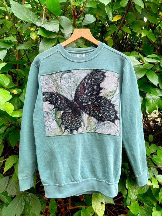 Upcycled Butterfly Sweatshirt🦋