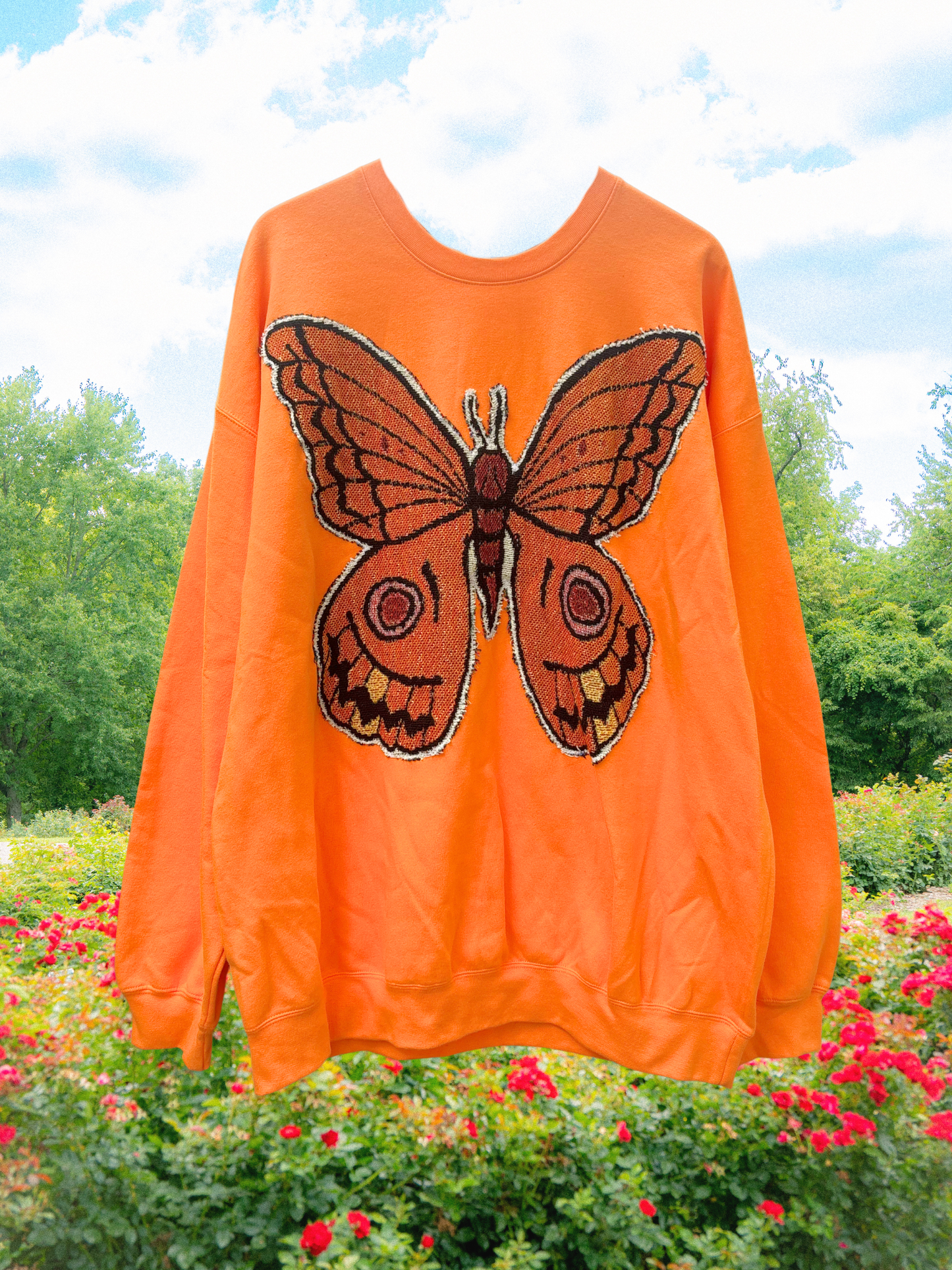 Upcycled Butterfly Sweatshirt