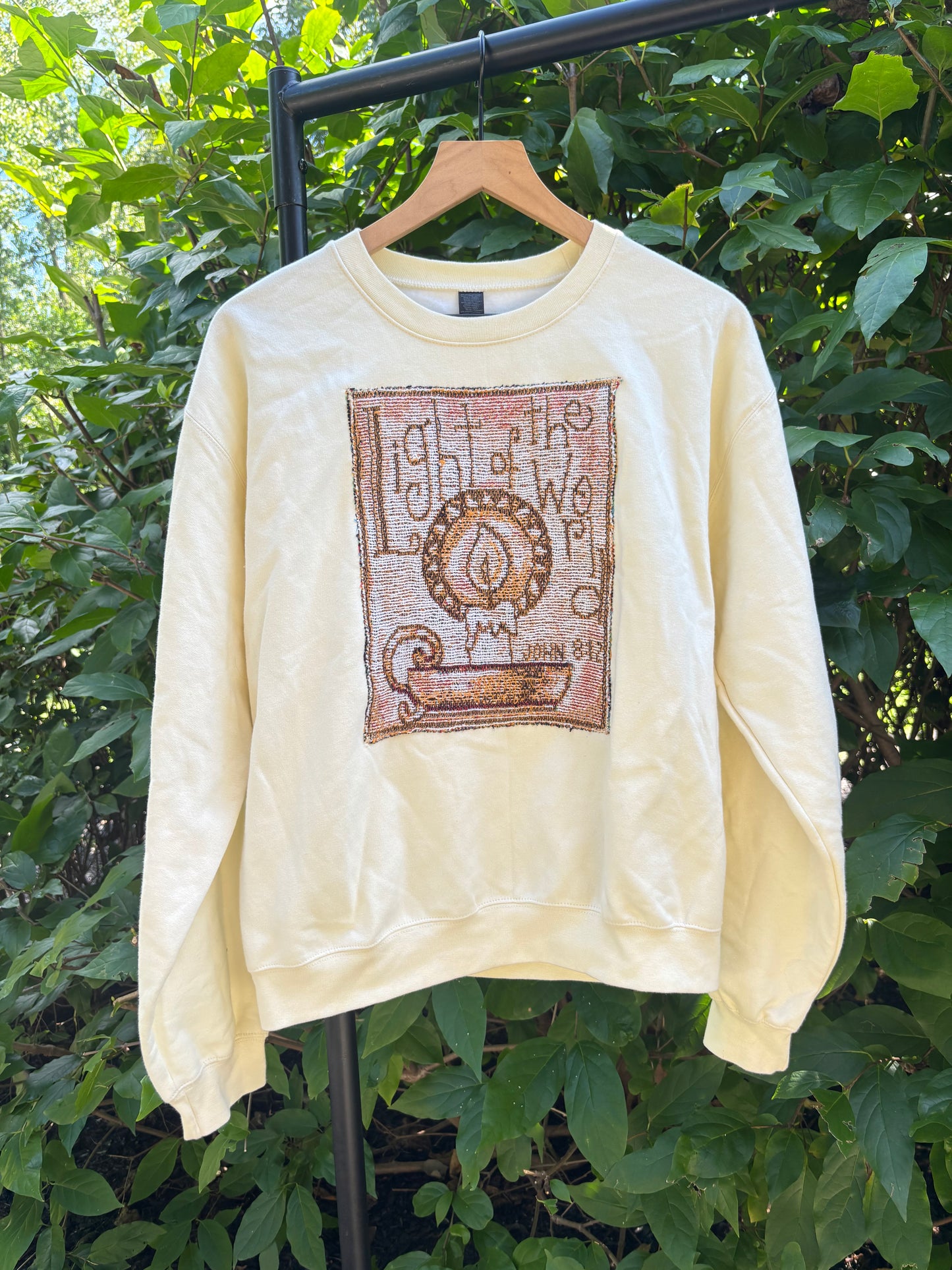 Light of the World Upcycled Crewneck 🌟