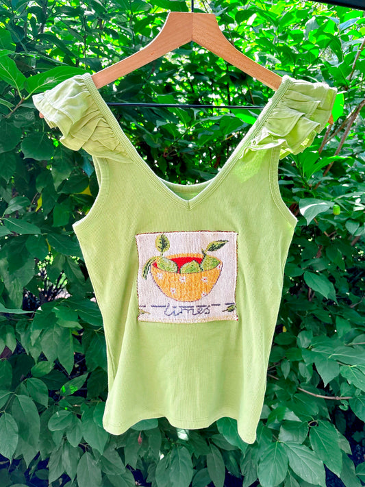 Upcycled Limes Tank🍋‍🟩