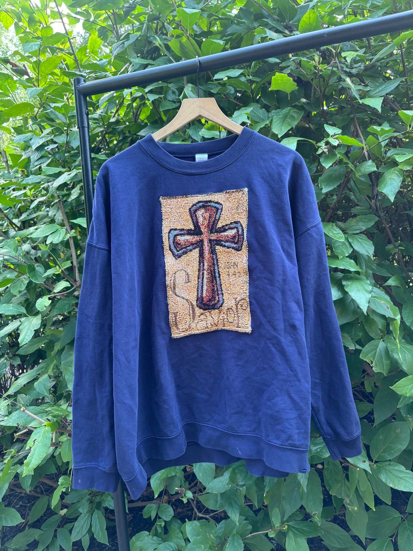 Savior Upcycled Crewneck ✝️