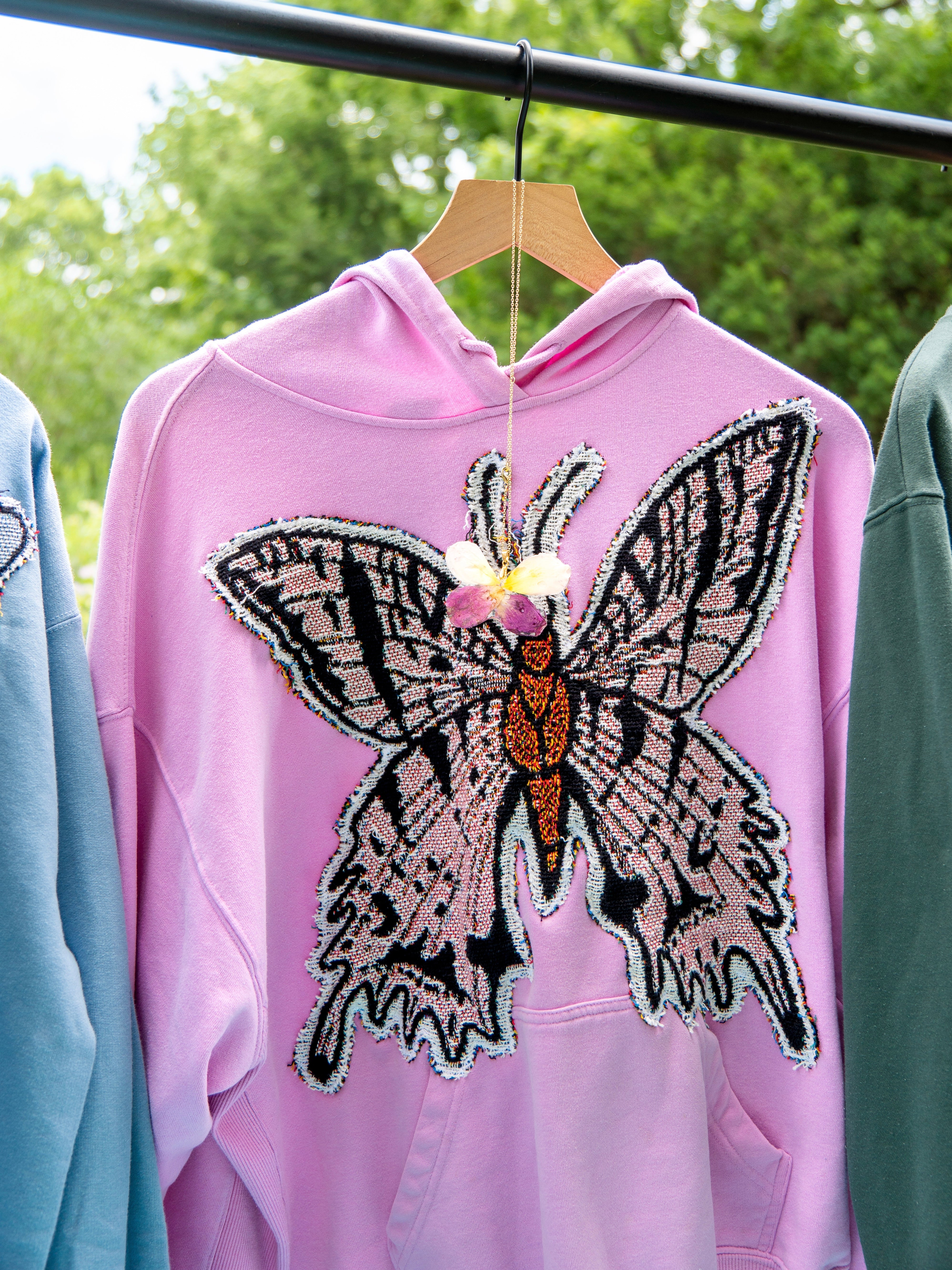 Upcycled Butterfly Sweatshirt – Happy Planet Apparel