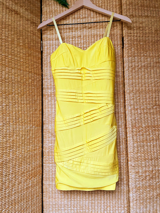Y2K Yellow Mini Dress