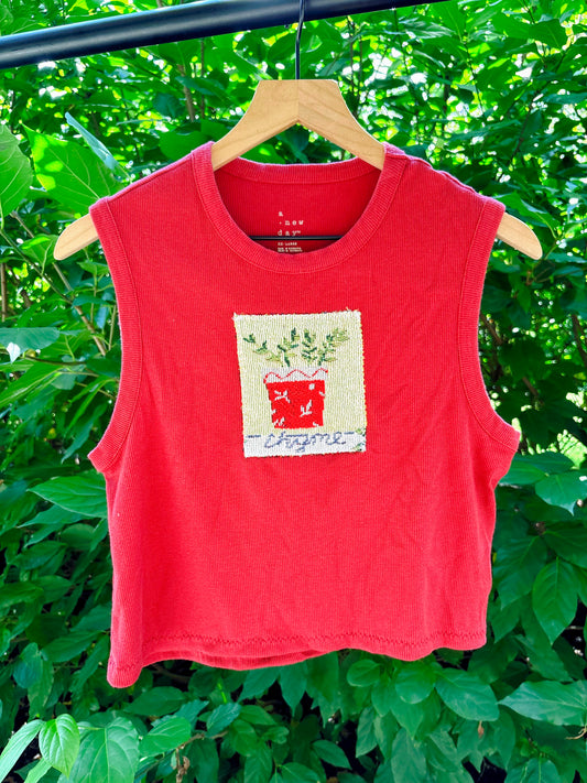 Upcycled Thyme Tank🌿