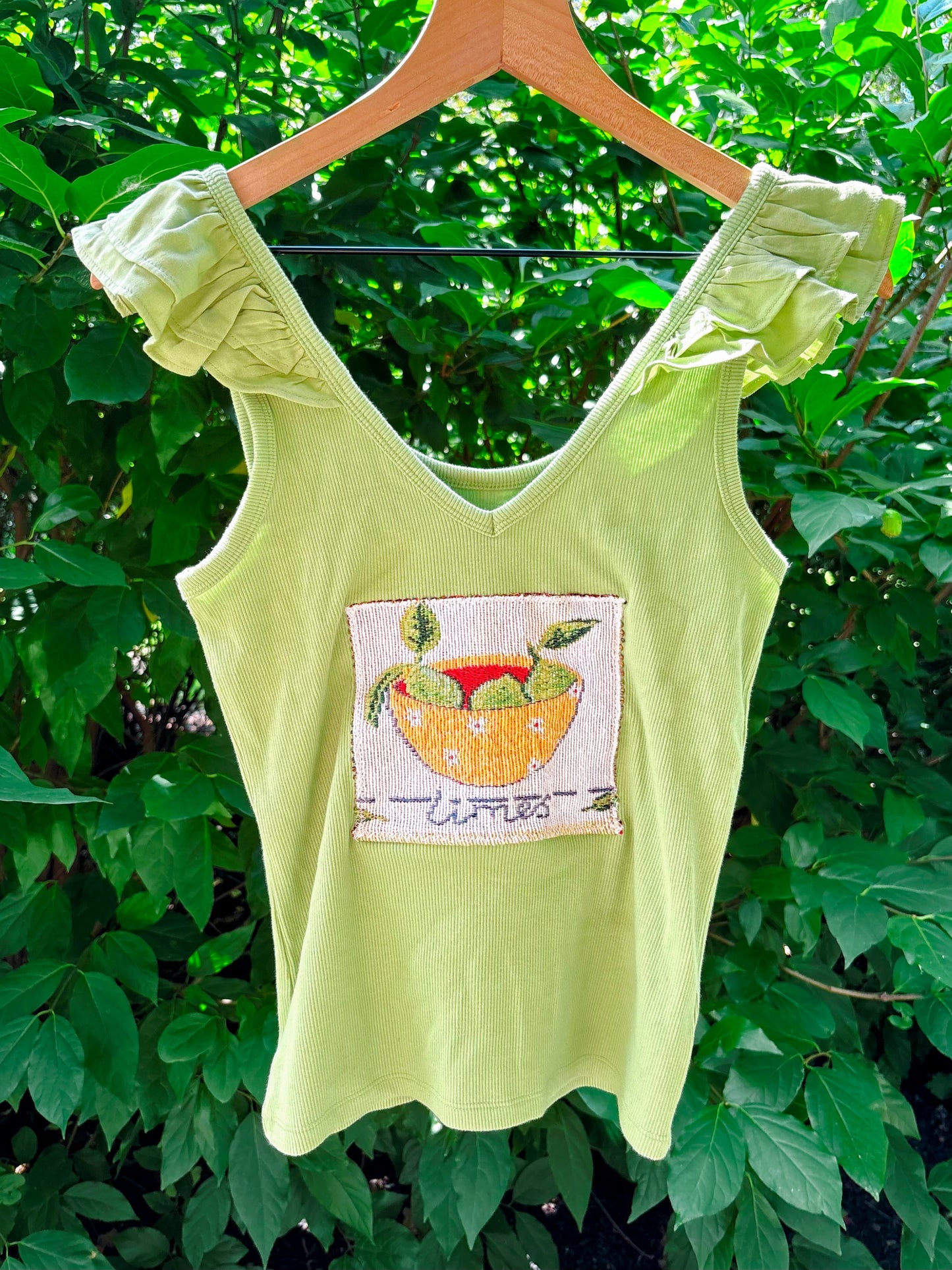 Upcycled Limes Tank🍋‍🟩