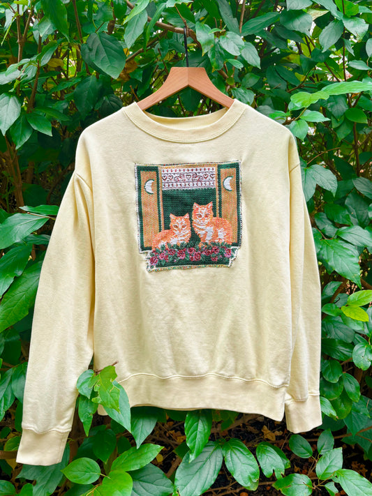 Upcycled Crewneck 🐈