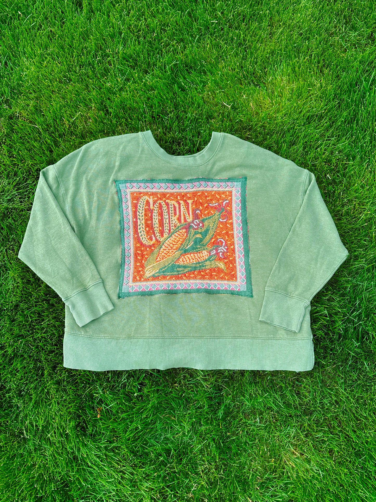 Upcycled Corn Crewneck🌽