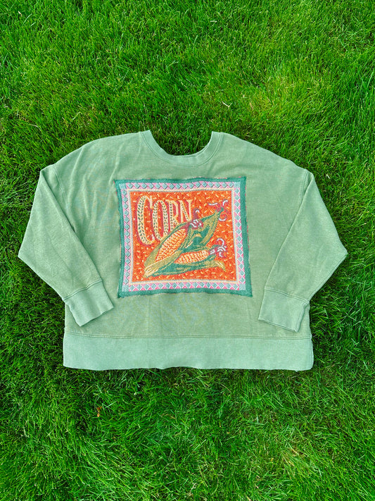 Upcycled Corn Crewneck🌽