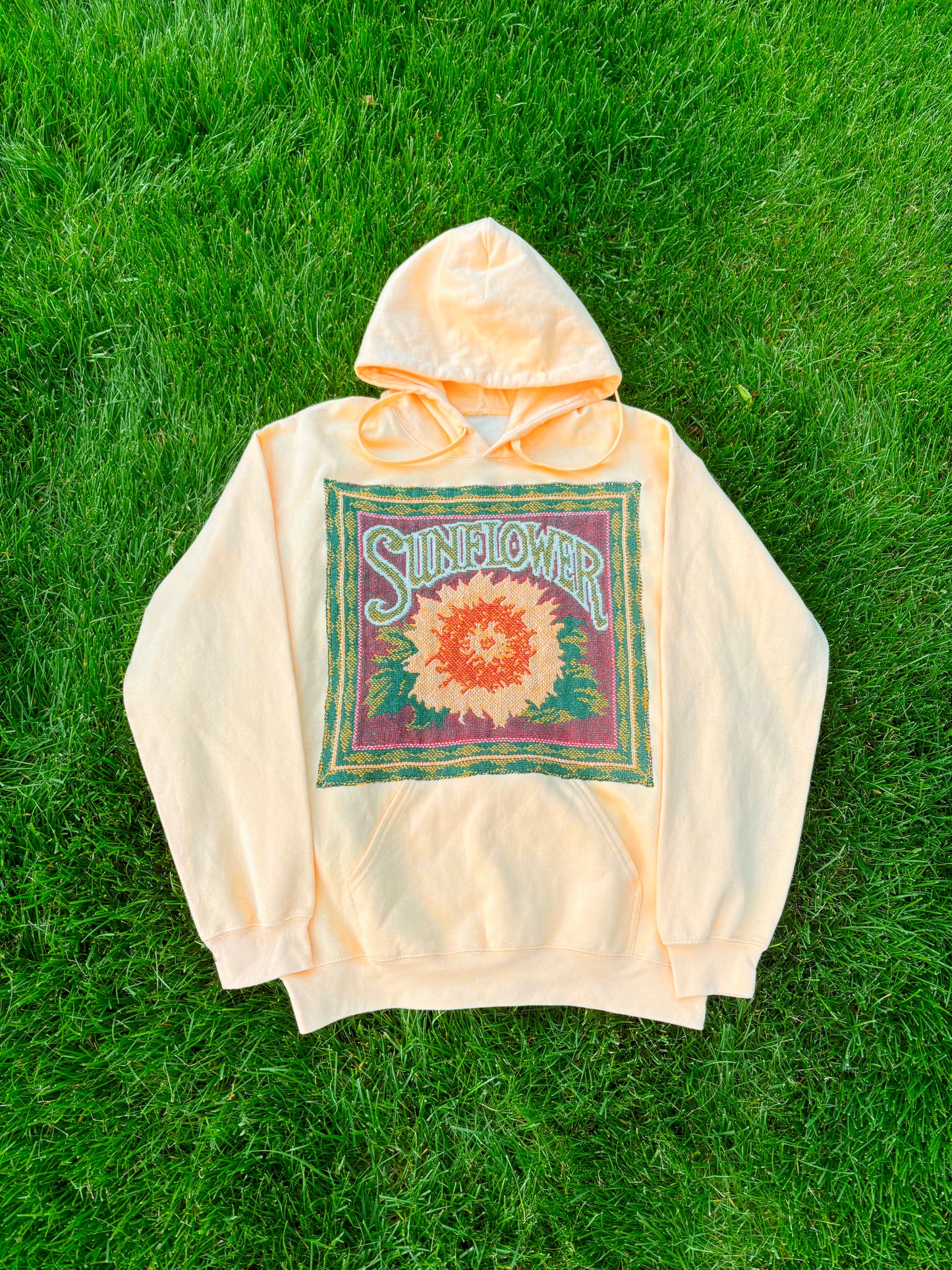 Upcycled Sunflower Hoodie🌻