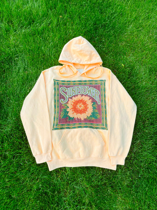 Upcycled Sunflower Hoodie🌻