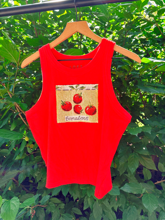 Upcycled Tomato Tank🍅