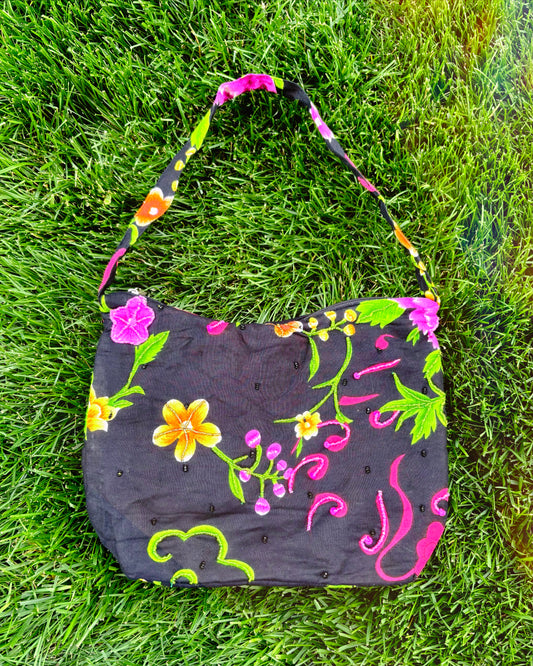 Beaded Floral Bag