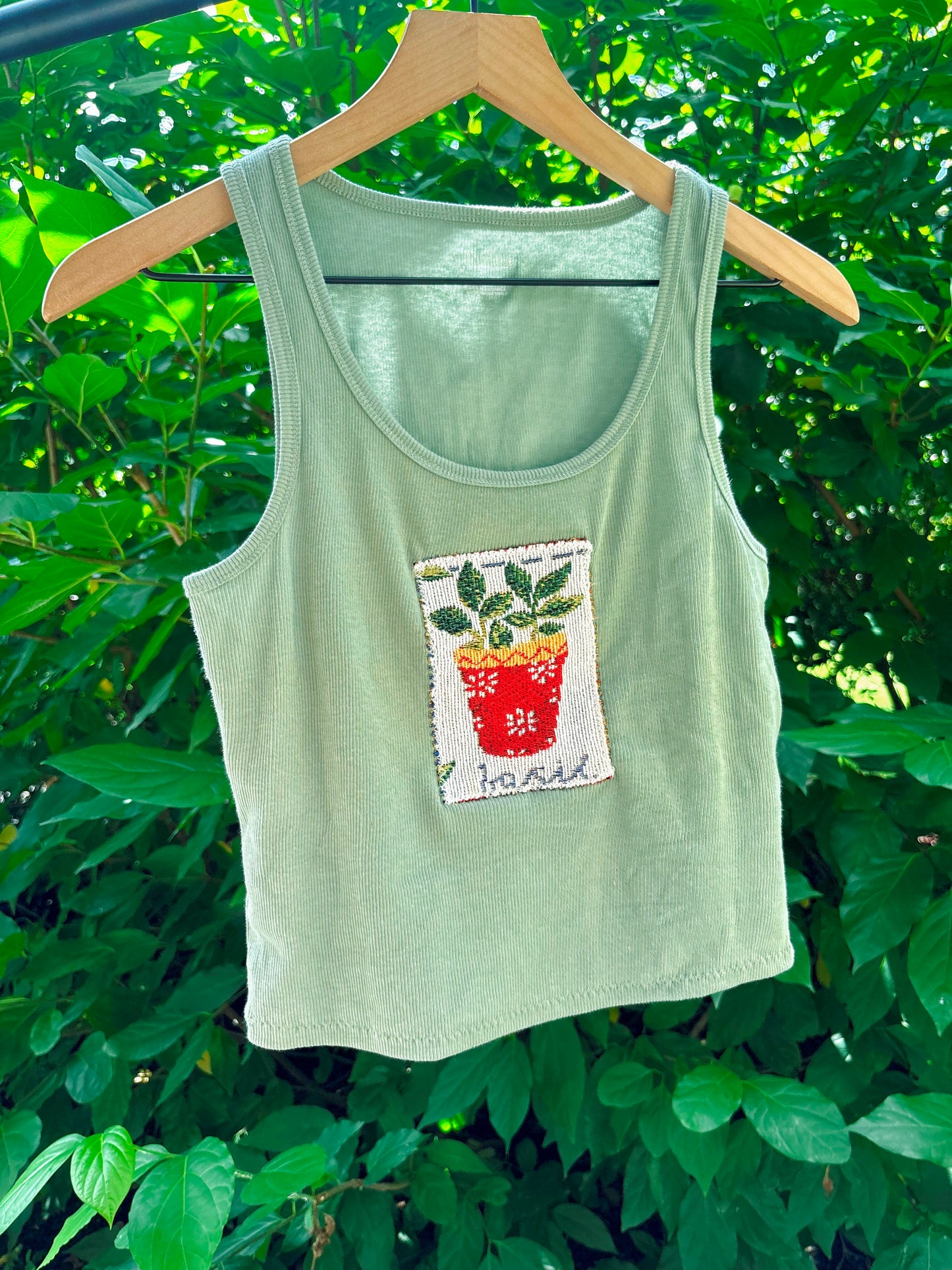 Upcycled Basil Tank🪴