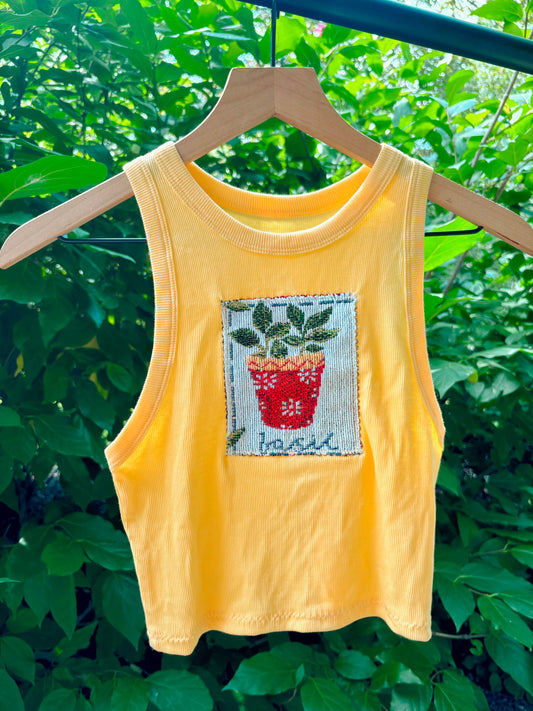 Upcycled Basil Tank🪴
