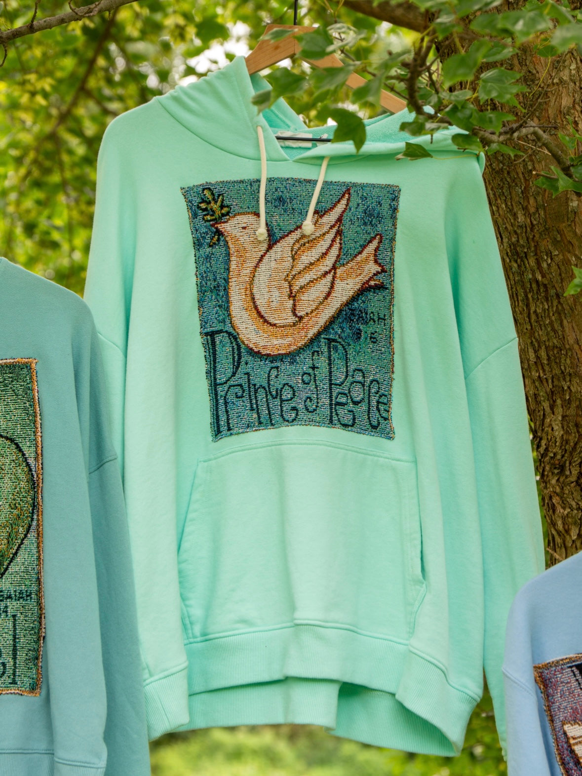Prince of Peace Upcycled Hoodie 🕊️