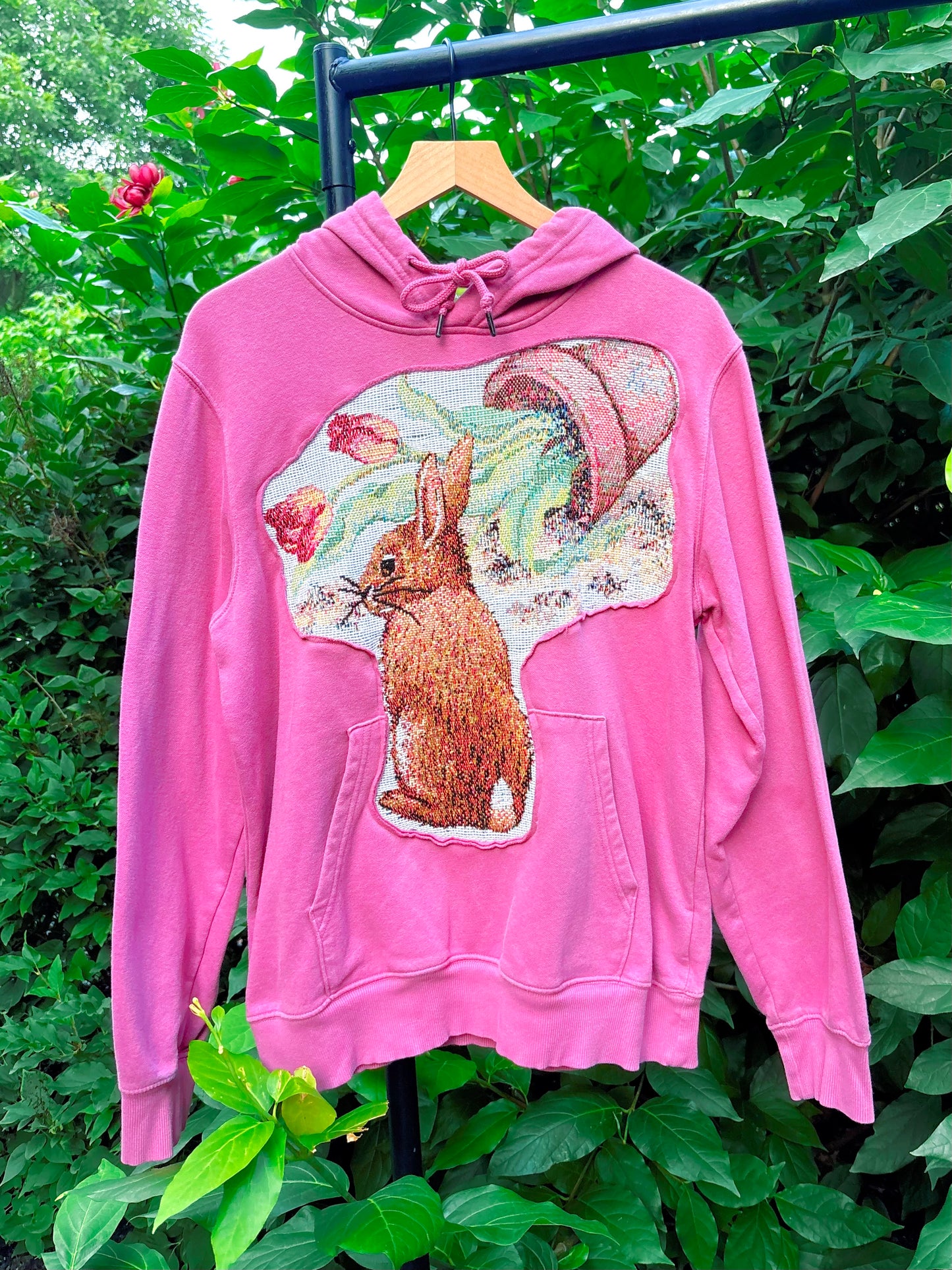 Upcycled Bunny Hoodie🌷🐰