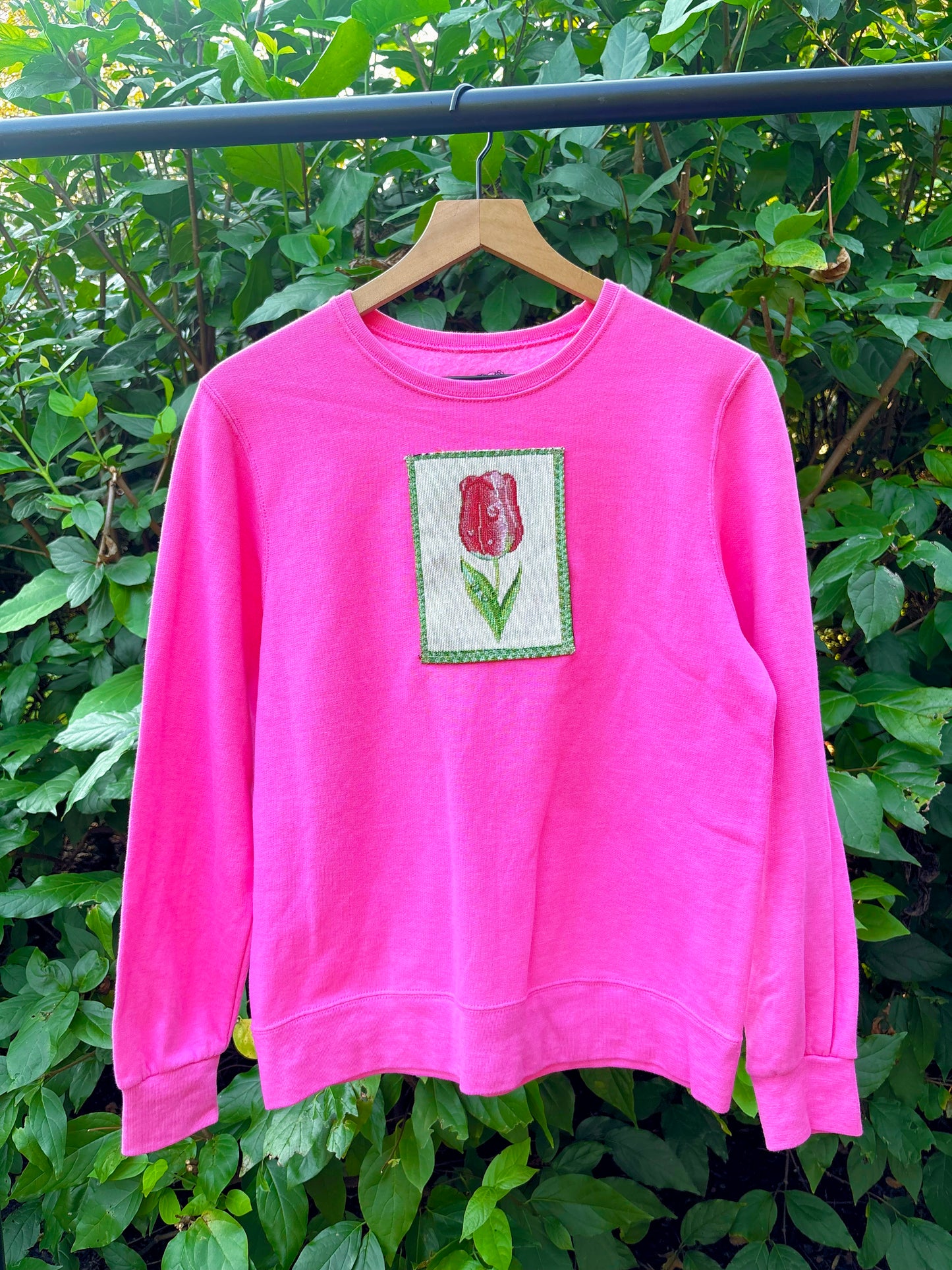 Upcycled Tulip Sweatshirt 🌷