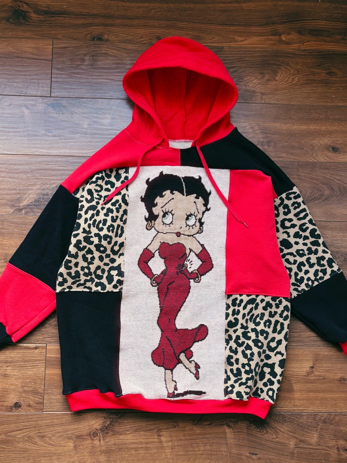Upcycled Betty Boop Classic Hoodie
