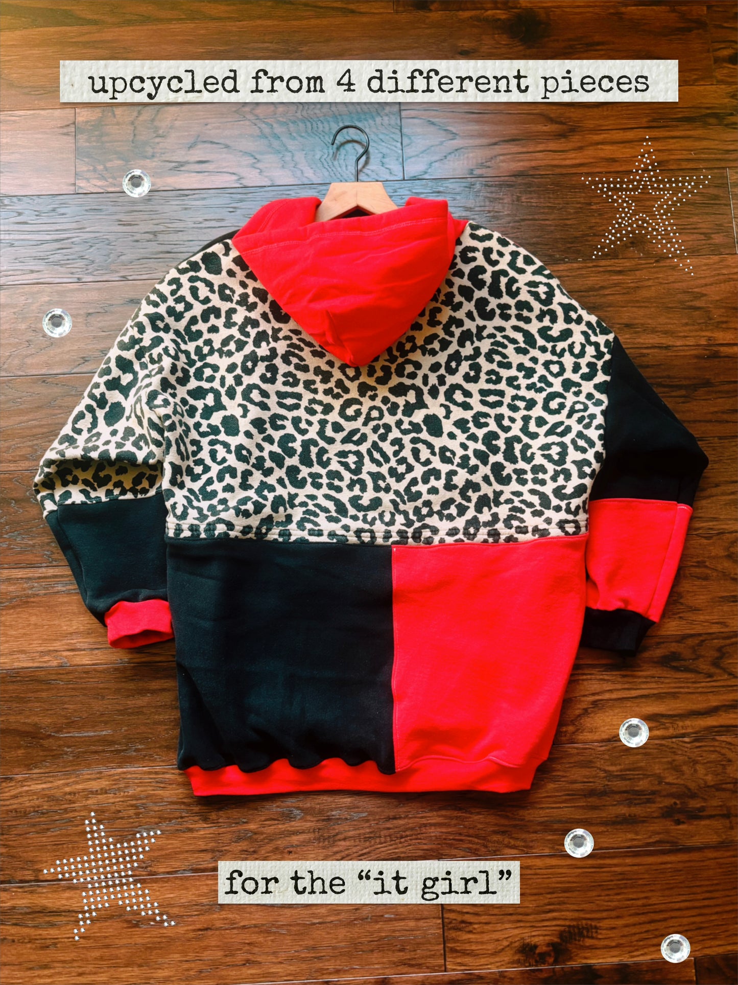 Upcycled Betty Boop Classic Hoodie