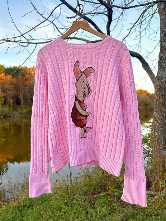 Upcycled Piglet Sweater