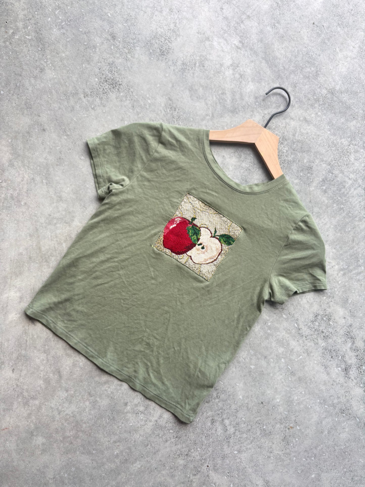 Upcycled Apples Baby Tee