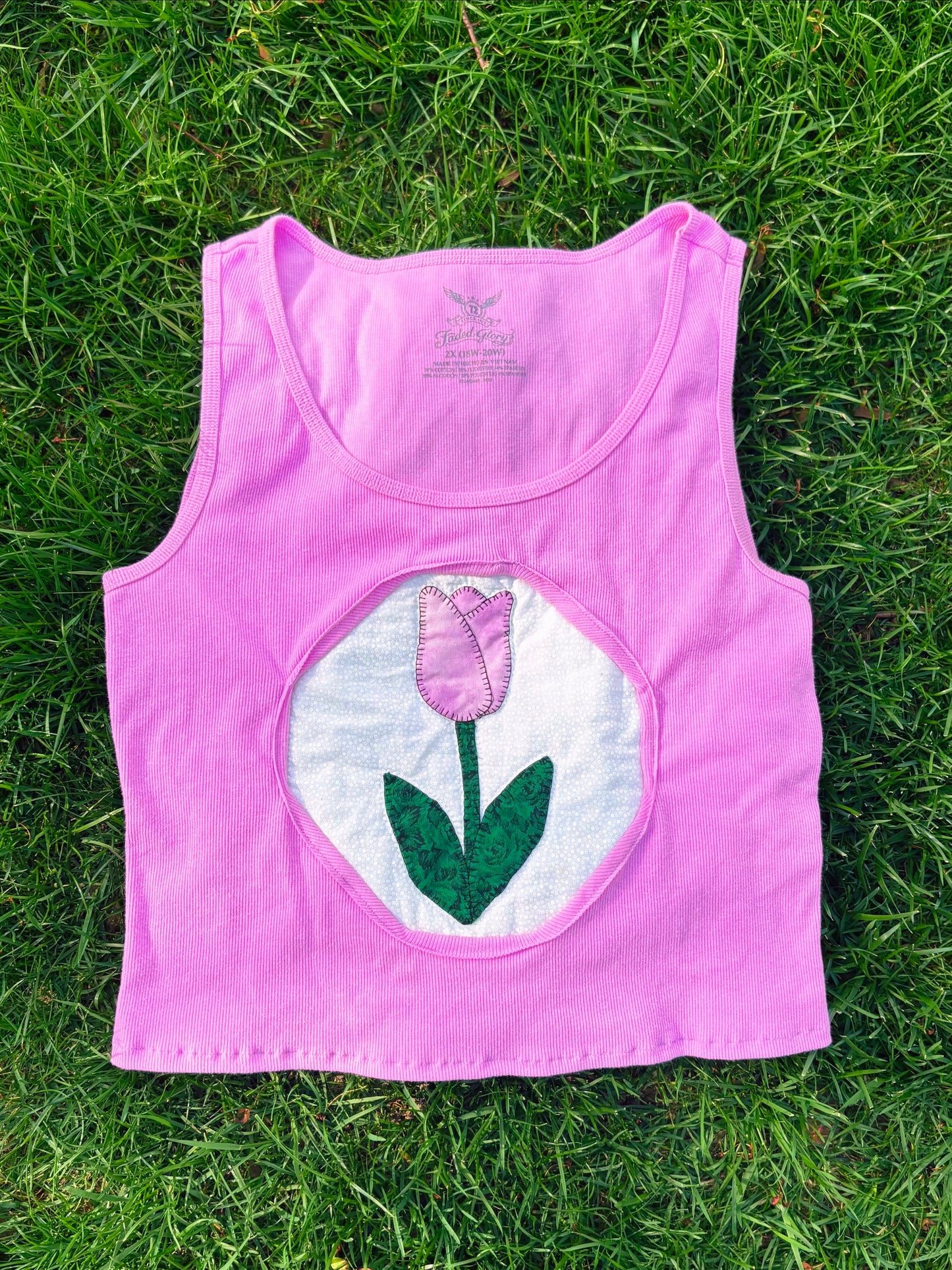Upcycled Flower Tank