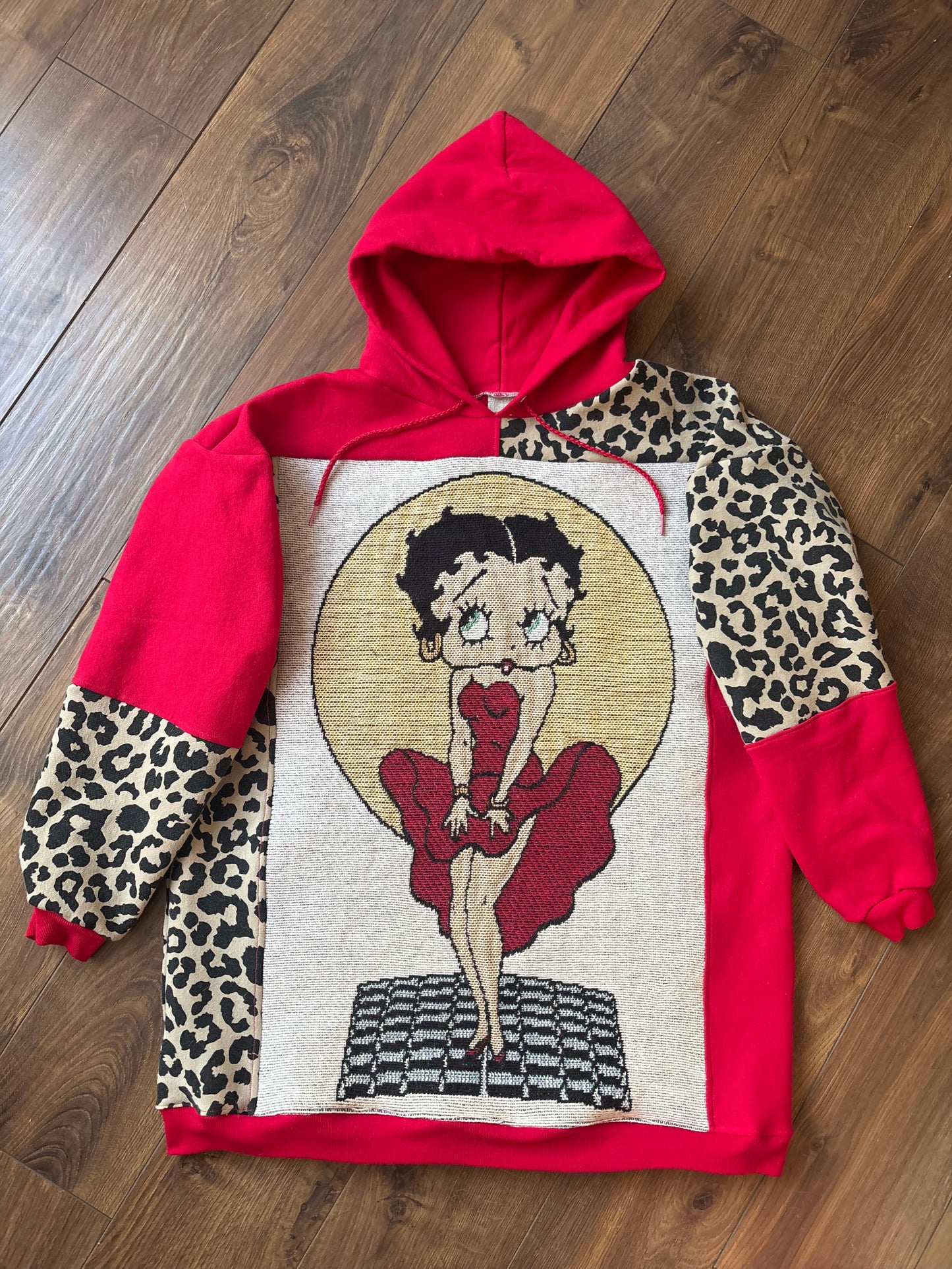 Upcycled Showgirl Betty Hoodie