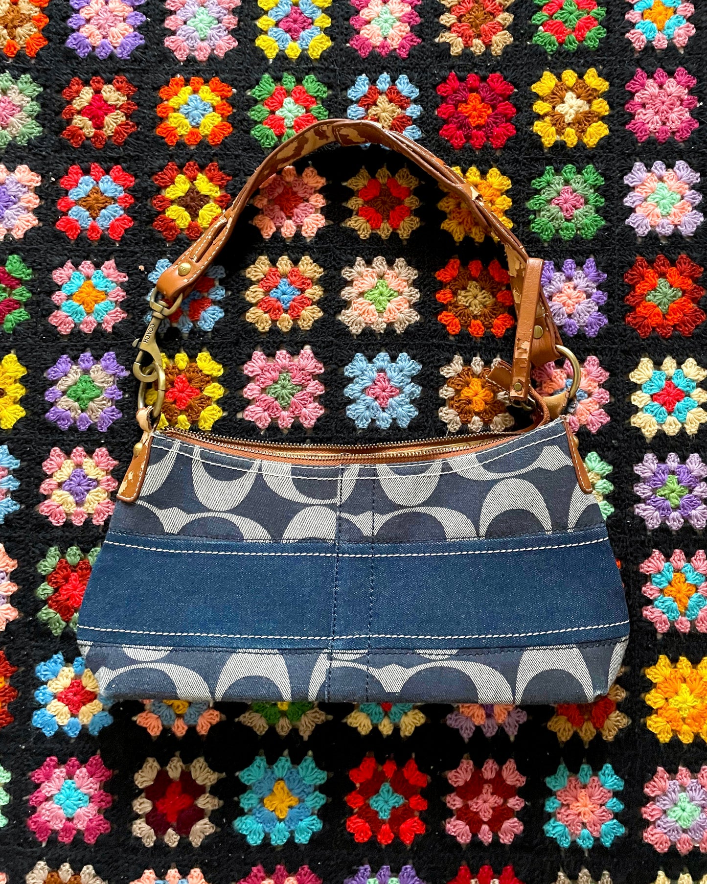 Denim Coach Purse