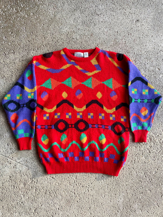 Vintage Geometric Sweater