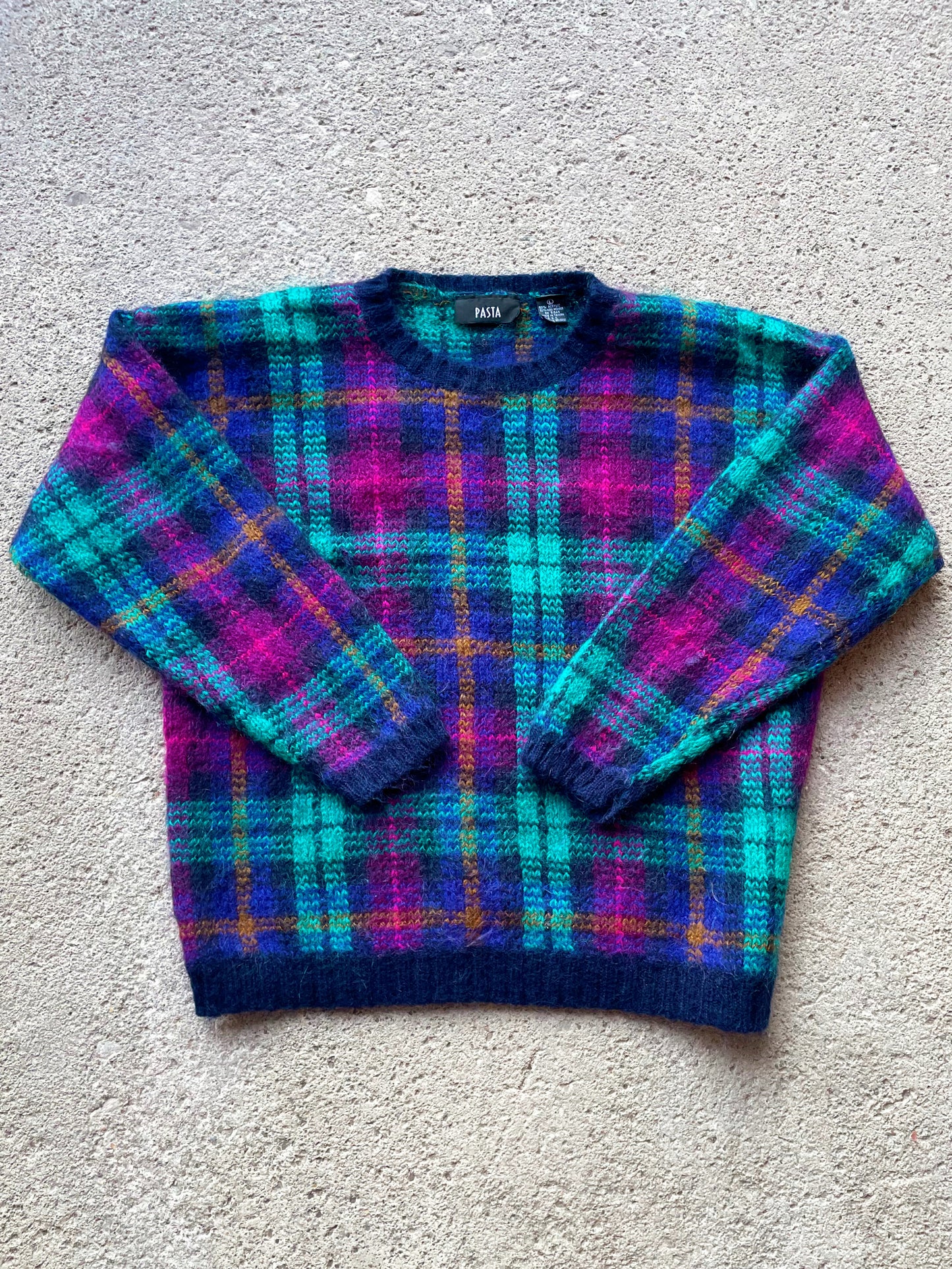 Vintage Plaid Sweater